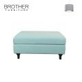 New Design large fabric long storage ottoman table